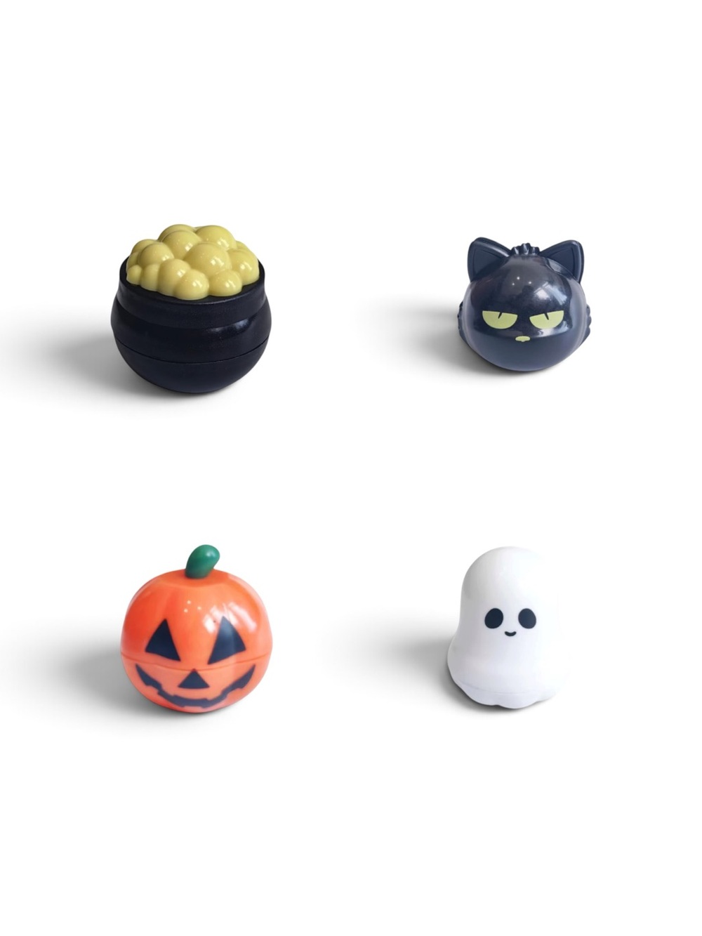 Halloween Stampers- Pumpkin, Ghost, Black Cat and Bubbling Cauldron 8pc Pack Set